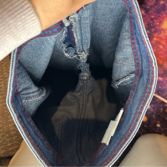 Luv It 1978 Superman Kids Jeans Size 12 Slim Vintage Unisex Embroidered DC Heros - Picture 11 of 16